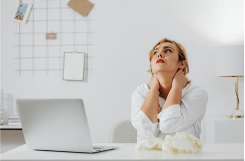 a woman frustrated with a messy weekly schedule